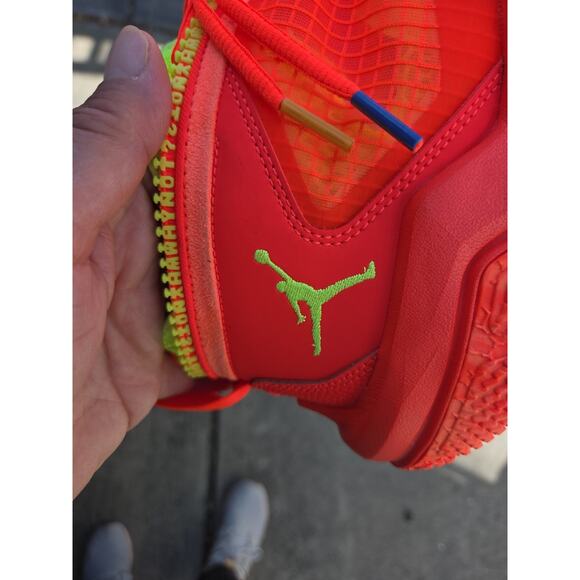 JORDAN WHY NOT .6 BRIGHT CRIMSON RED BASKETBALL SHOES DO7189-607 Sz 14 US main image 8
